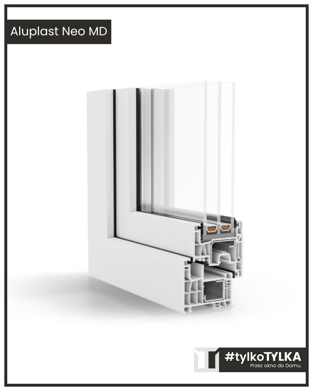 Nowoczesne okna Aluplast Neo PCV z montażem w Zakopanem